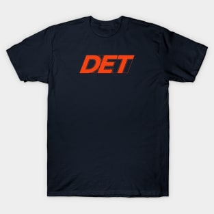 DET Detroit Orange T-Shirt